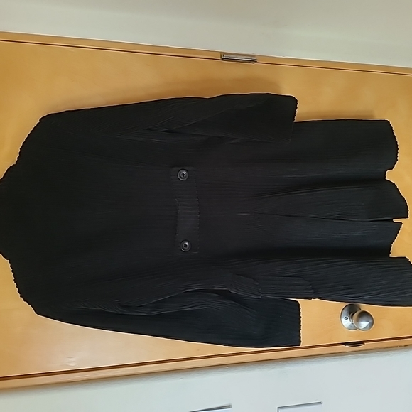 Bebe Vintage black trench coat sz S 38 high quality - Picture 2 of 8